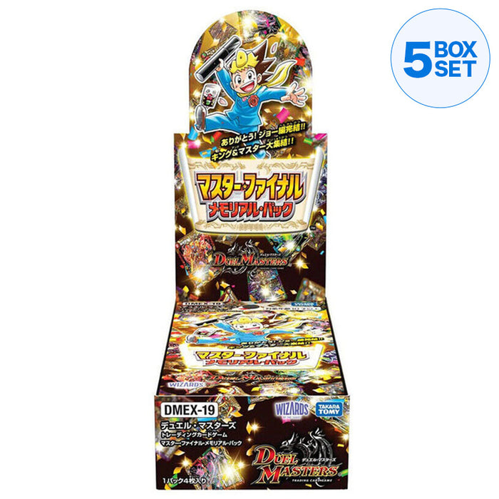 Takara Tomy Duel Masters TCG DMEX-19 Master Final Memorial Pack Box Giappone ZA-237