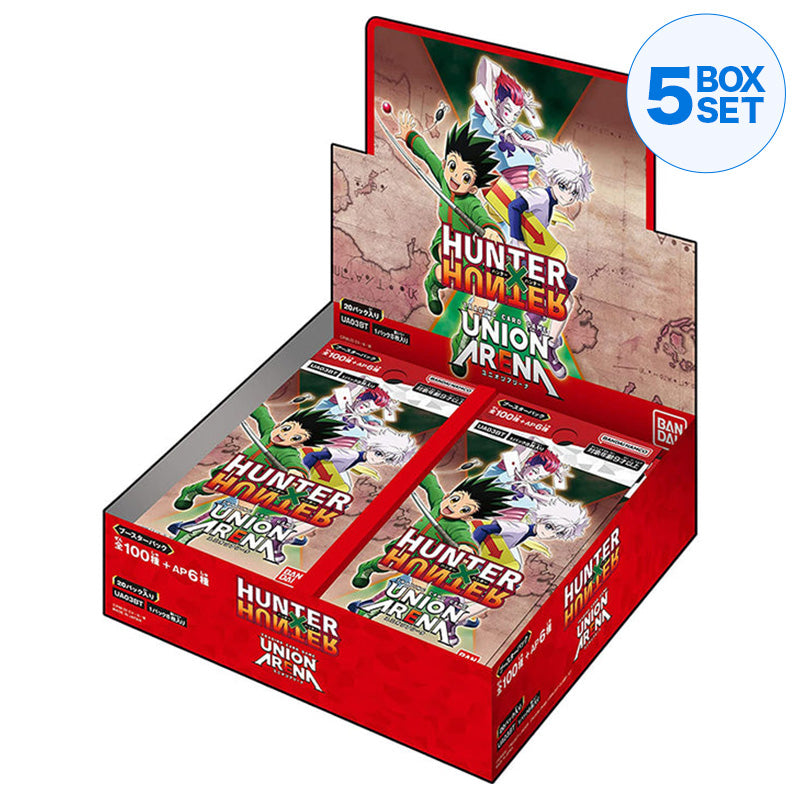 Bandai Union Arena Booster Pack Hunter × Hunter Box Japan Oficial ZA-607