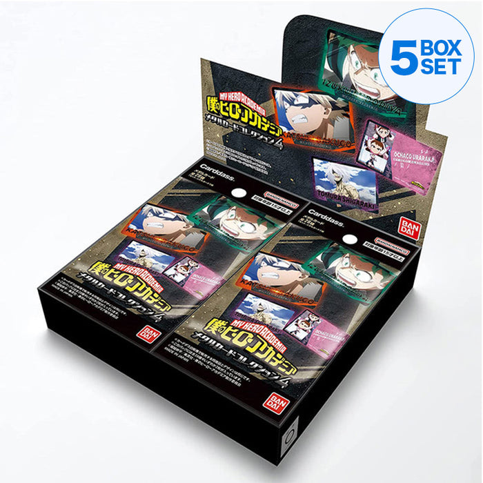 Bandai My Hero Academia Metal Card Collection 4 Box TCG Japan Officiale