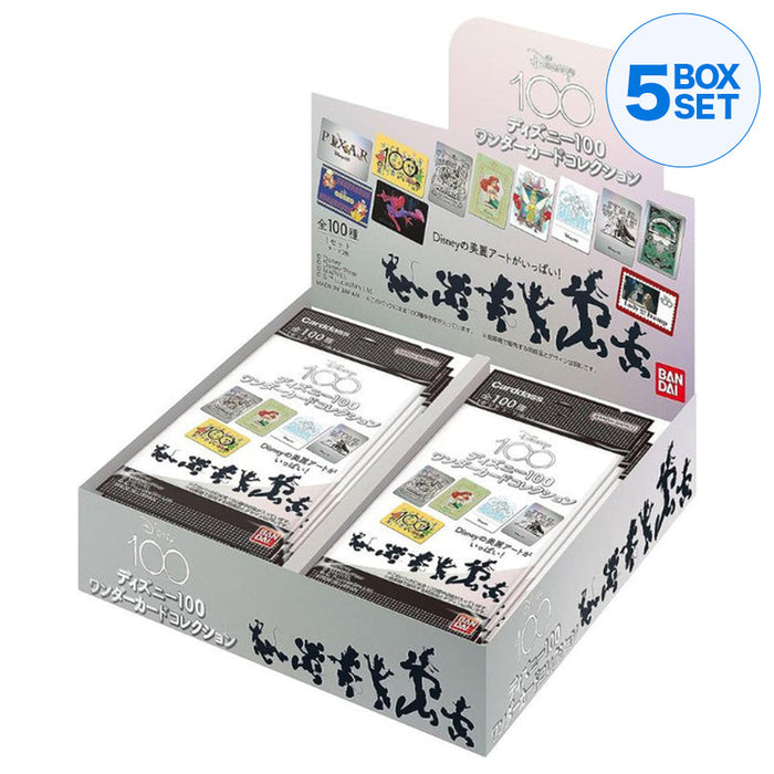 BANDAI Carddass Disney 100 Wonder Pack Box TCG JAPAN OFFICIAL