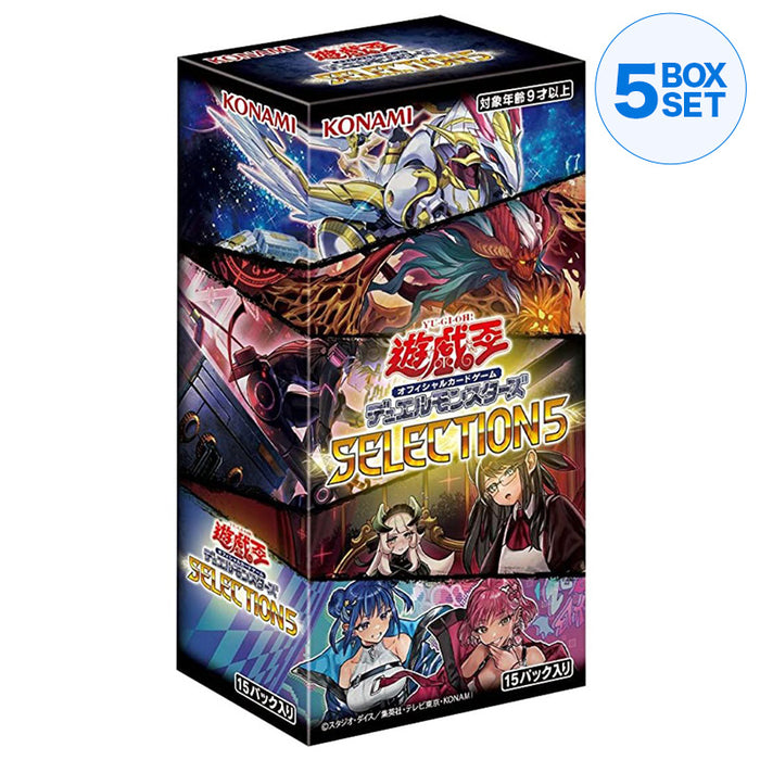 Konami Yu-Gi-Oh Duel Monsters SELECTION 5 Box TCG JAPAN OFFICIAL