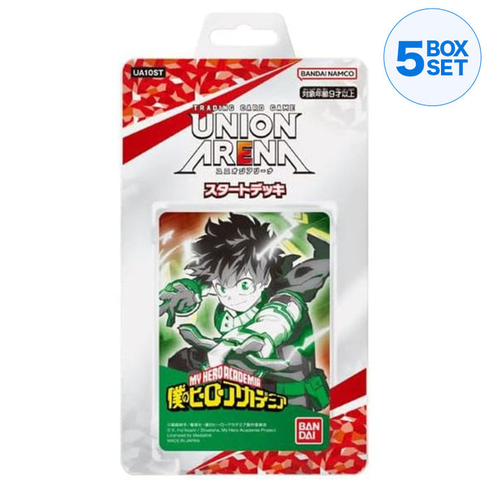 Bandai Union Arena My Hero Academia Starter Deck Pack TCG Japan Officiale