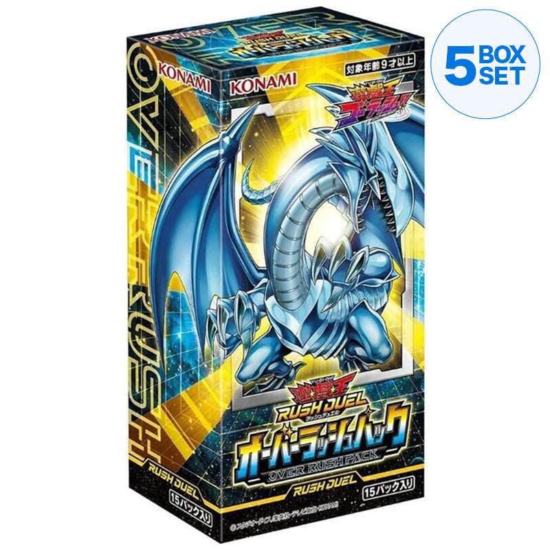 KONAMI YU-GI-OH OCG Rash Duell Over Rush Pack Box TCG Giappone Officiale
