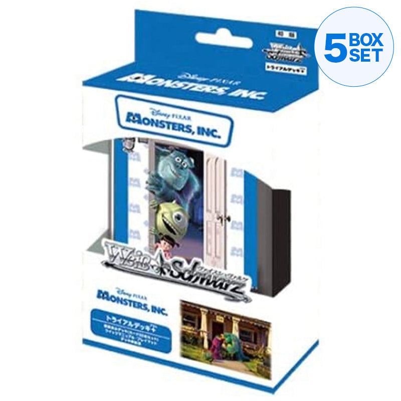 Bushiroad Weiss Schwarz Trial Deck+ (Plus) Monsters, Inc. Pack Card Game ZA-149