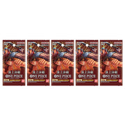 BANDAI ONE PIECE Card Game Paramount War OP-02 Booster 5 Pack SET TCG JAPAN