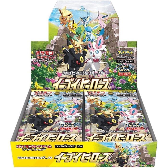 Pokemon Card Game Sword & Shield Expansion Pack Eevee Heroes BOX JAPAN OFFICIAL