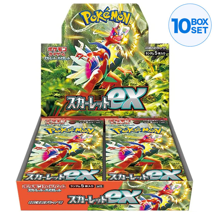 Pokemon Card Game Scarlet & Violet Booster Pack Scarlet ex 10 BOX SET SV1S JAPAN