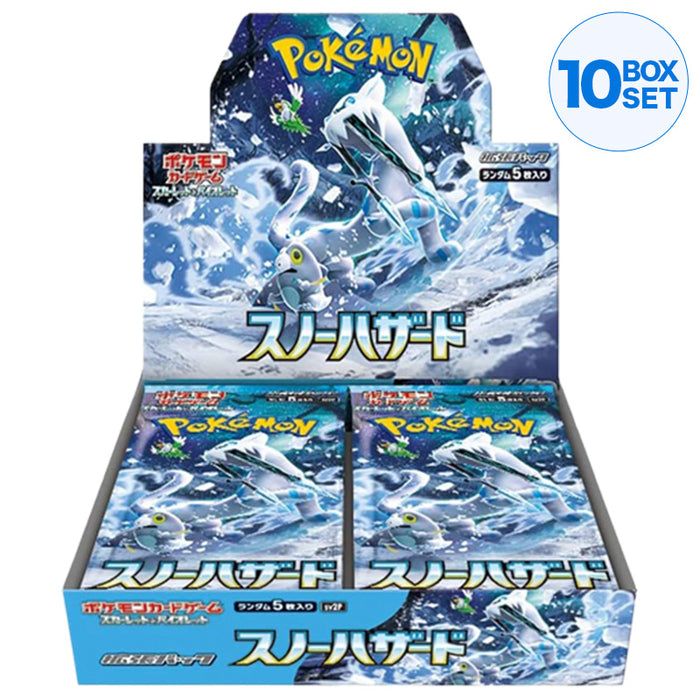 Pokemon Card Game Scarlet & Violet Booster Pack Snow Hazard BOX sv2P (10 BOX SET)
