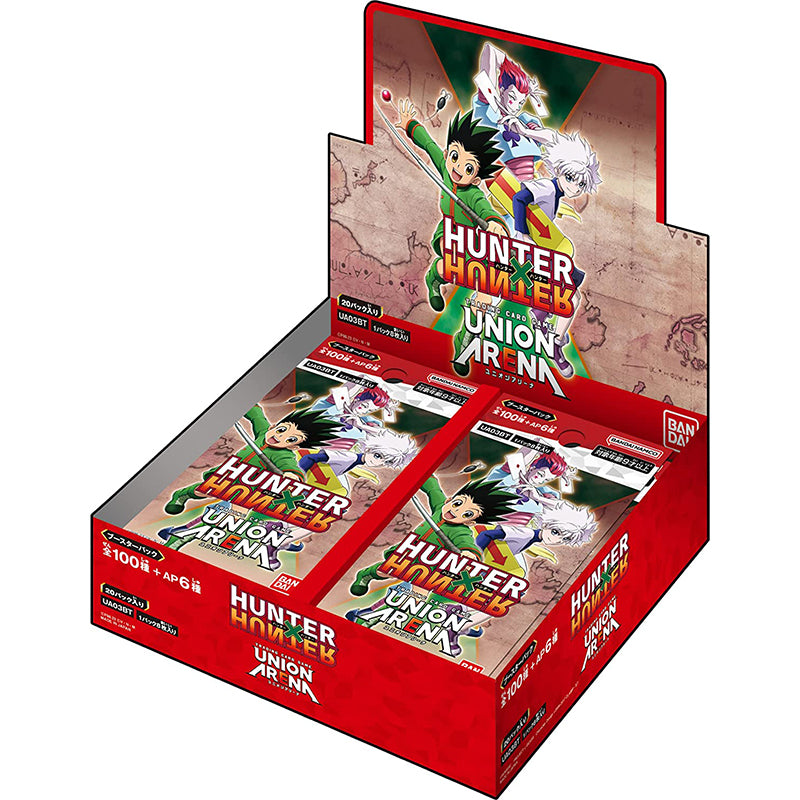 Bandai Union Arena Booster Pack Hunter × Hunter Box Japan Oficial ZA-607
