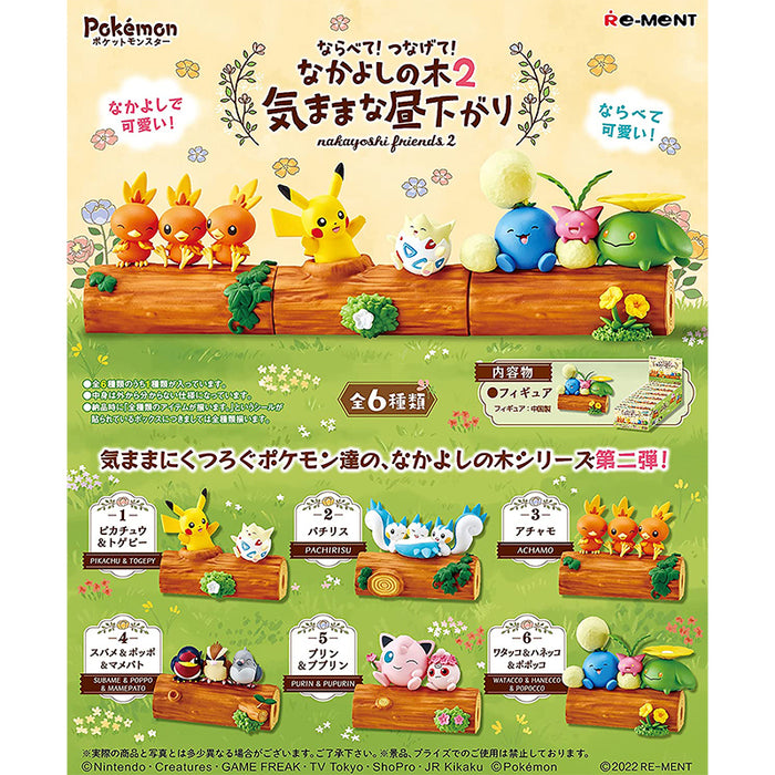Pokemon Lineup! Connect! Good Friends Tree 2 Carefree Afternoon All 6 SET BOX