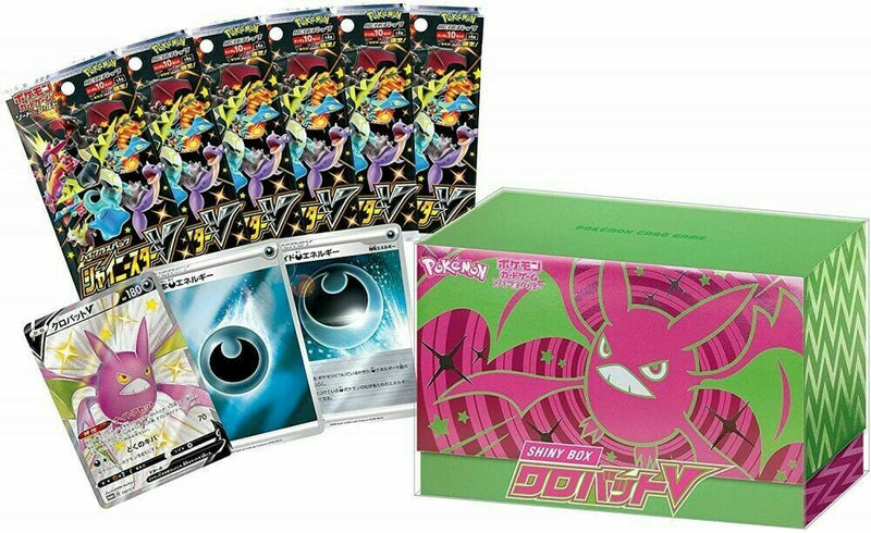 Pokemon Card Game Sword & Shield SHINY BOX Crobat V JAPAN OFFICIAL IMPORT