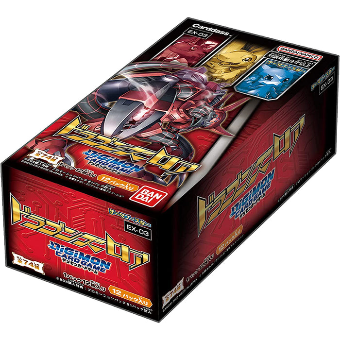 BANDAI Digimon Card Game Dragon's Roar Booster BOX EX-03 JAPAN