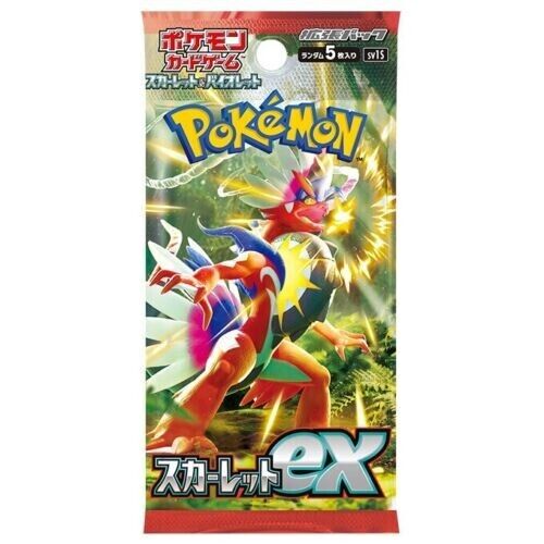 Pokemon Card Game Scarlet & Violet Booster Pack Scarlet Ex Box Sv1s Japão