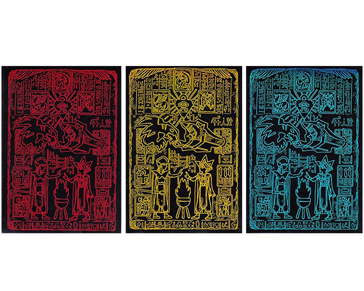Konami Yu-Gi-Oh Card Protector Prismatic God Box 70 sleeve x 3 Set JAPAN