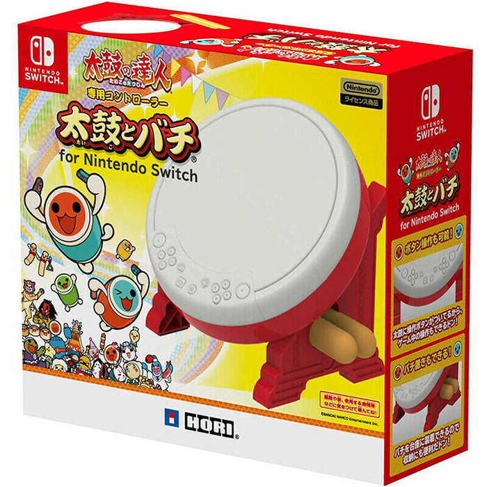 Nintendo Switch HORI TAIKO NO TATSUJIN Drum & BACHI Set for Switch