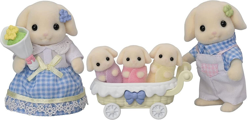 Epoch Sylvanian Families Flora Rabbit Family FS-50 JAPAN OFFICIAL