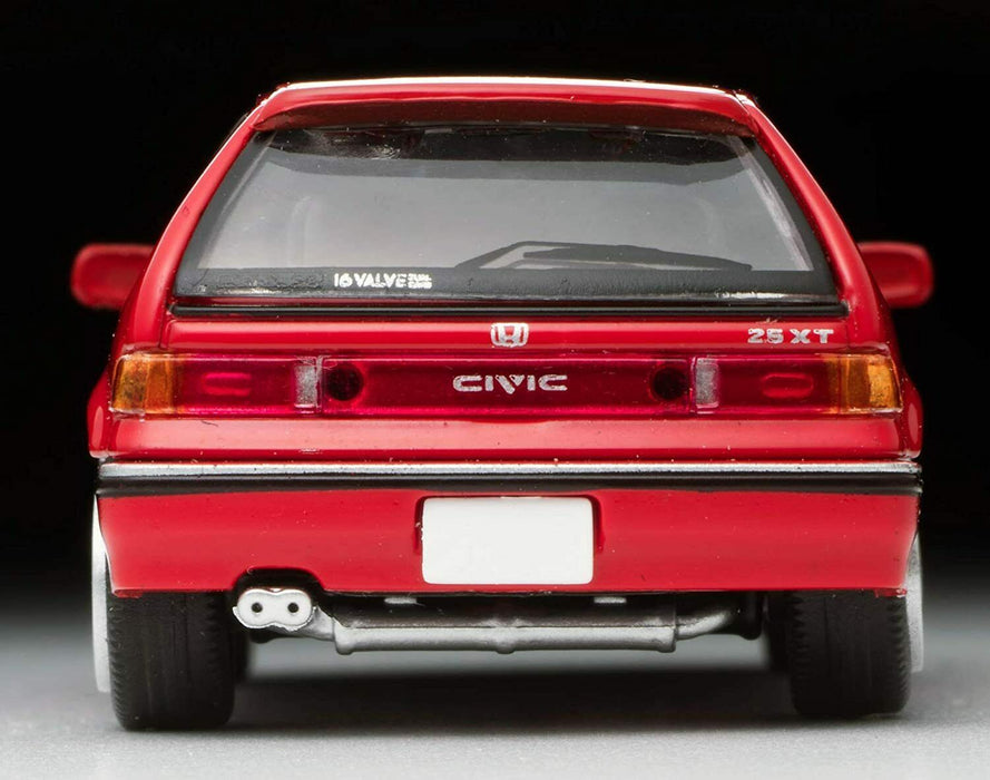 Tomica tlv neo diocolle 02a 1/64 lavage de voiture 02a Honda Civic 25xt 1989 (rouge) Japon