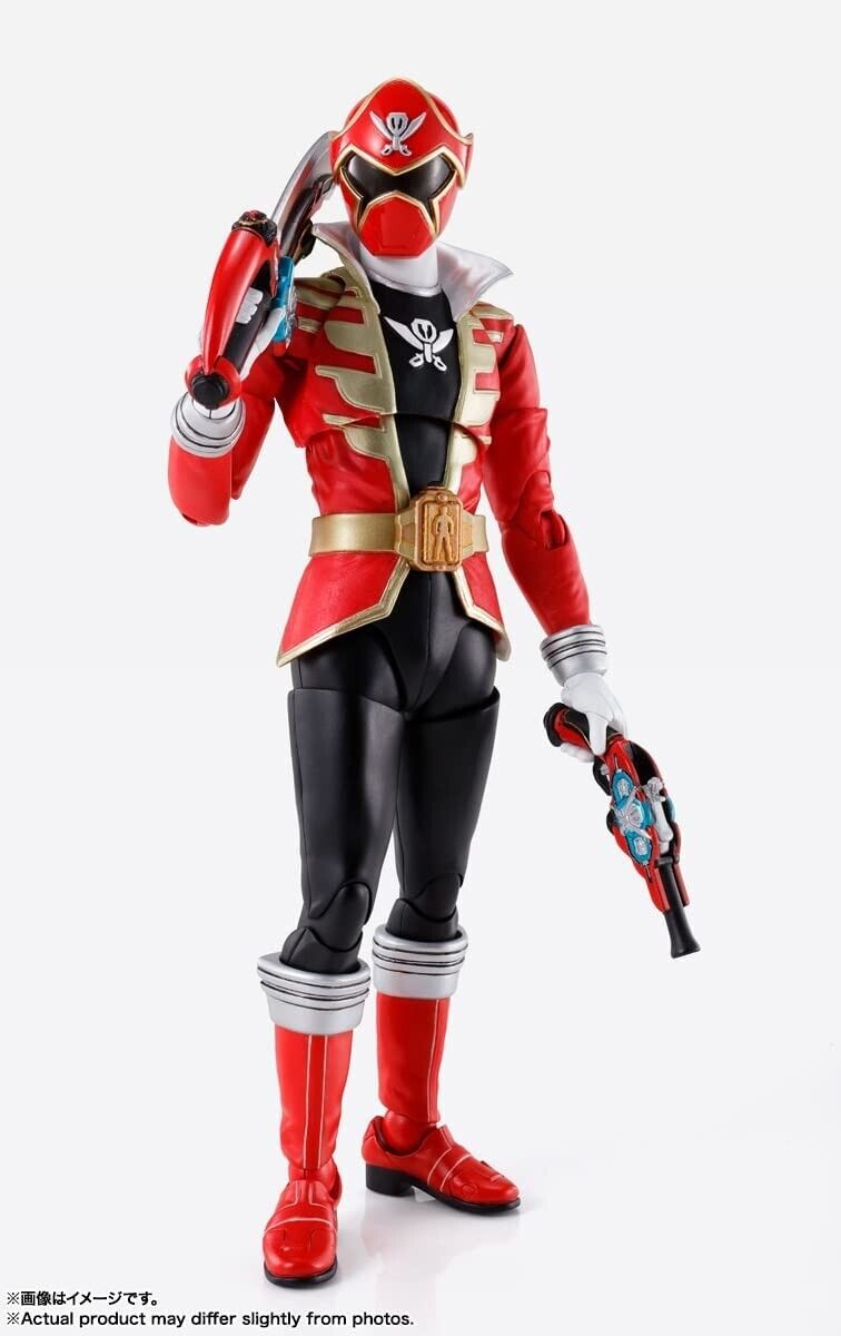 Bandai S.H.Figuarts Shinkocchou Seihou Gokai Red Action Figure Japon Officiel