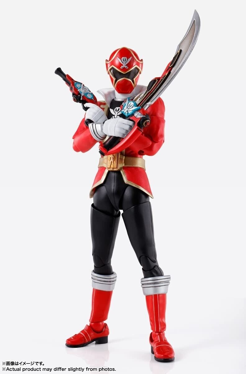 Bandai S.H.Figuarts Shinkocchou Seihou Gokai Red Action Figure Japon Officiel