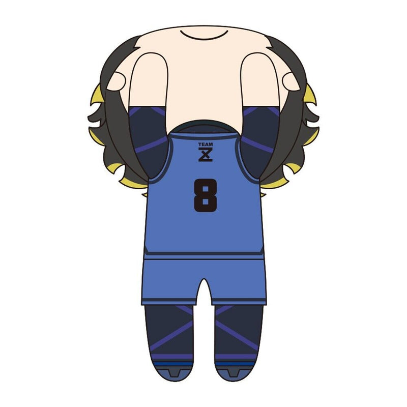 SEGA Nesoberi Plush Doll S size Blue Lock Meguru Bachira JAPAN ZA-572