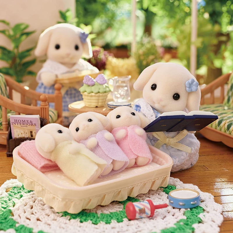 Epoch Sylvanian Families Flora Rabbit Family FS-50 JAPAN OFFICIAL