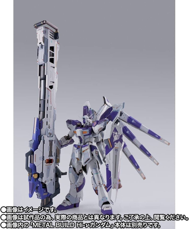 Bandai Metal Build Hi-Nu Gundam Hyper Mega Bazooka Launcher Option Set Figura