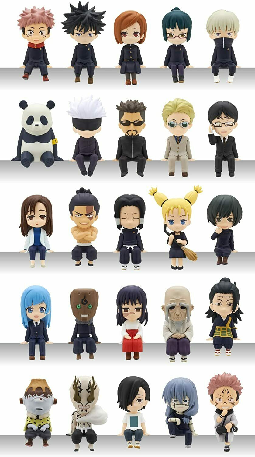Jujutsu Kaisen Sitting Mascot Figure 25 Figures Complete Set