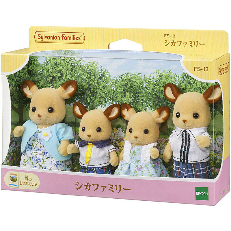 Epoch Sylvanian Families Calico Critters Deer family FS-13 Doll JAPAN OFFICIAL