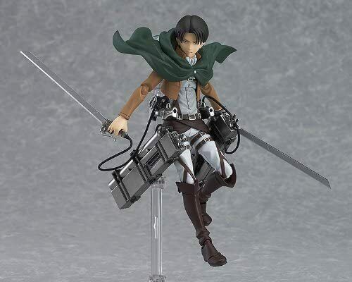 Max Factory Attack on Titan figma levi ação figura revenda Japão oficial za-26