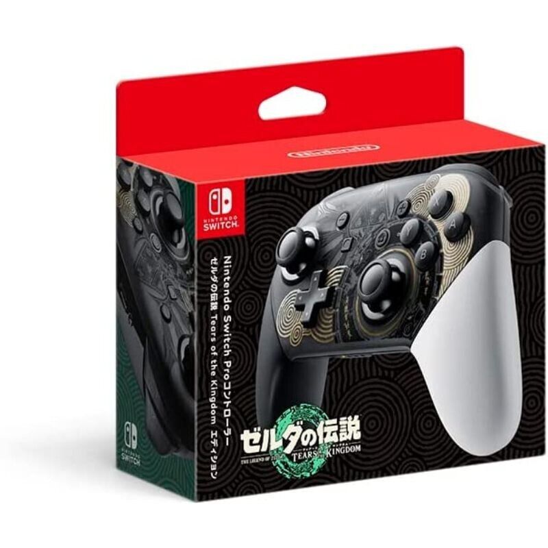 Nintendo Switch Pro Controller The Legend of Zelda Tears of the Kingdom JAPAN