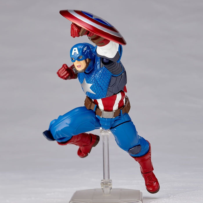 Figure Complex Amazing Yamaguchi No.007 Captain America Action Figure JAPAN