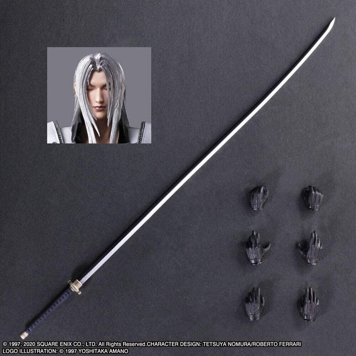 SQUARE ENIX Final Fantasy VII Remake Play Arts Kai Sephiroth Action Figure JAPAN