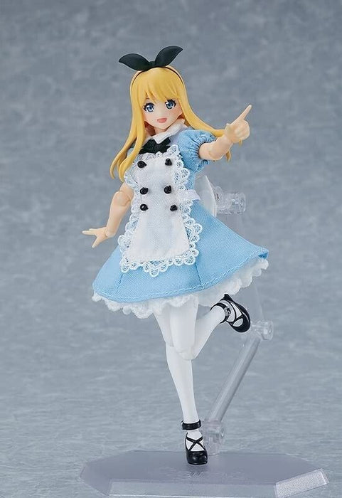 figma Styles Female body Alice with Dress & Apron Action Figure JAPAN OFFICIAL