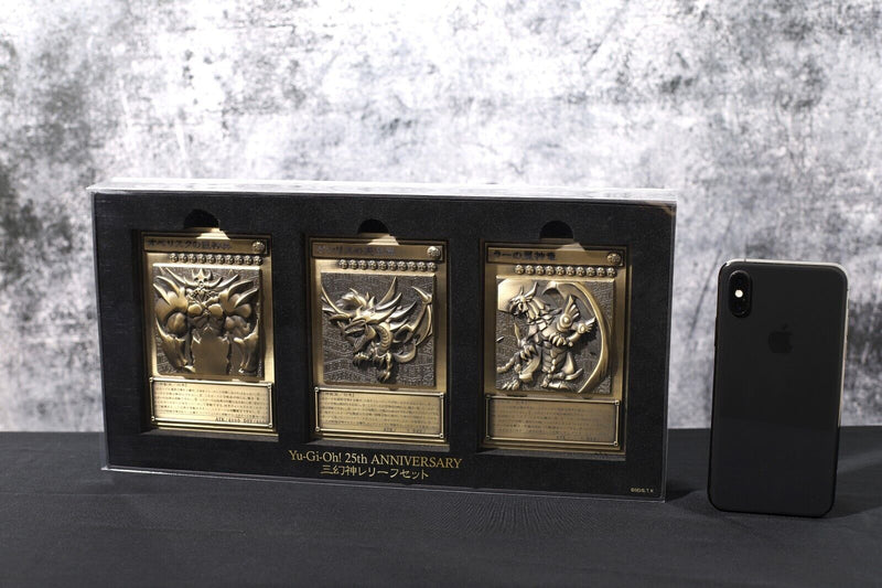 yugioh 25th anniversary egyptian god card relief set Yu-Gi-Oh! Duel Monsters Egyptian God Relief Set JAPAN ZA-212 — ToysOneJapan