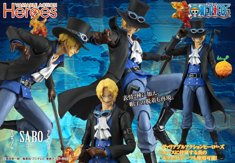 Megahouse Variable Action Heroes One Piece Sabo Action Figure Giappone ZA-313