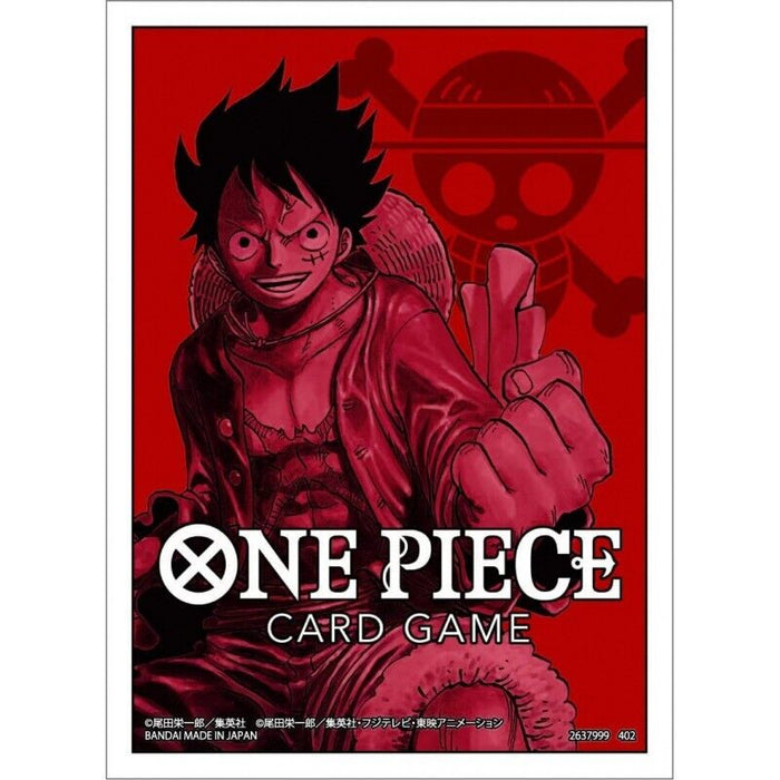 BANDAI ONE PIECE Card Game Official Card Sleeve 1 Monkey D Luffy JAPAN ZA-395