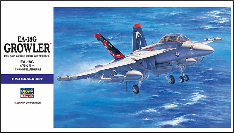 HASEGAWA 1/72 EA-18G Growler (U.S. Navy Carrier - Aircraft ECM)