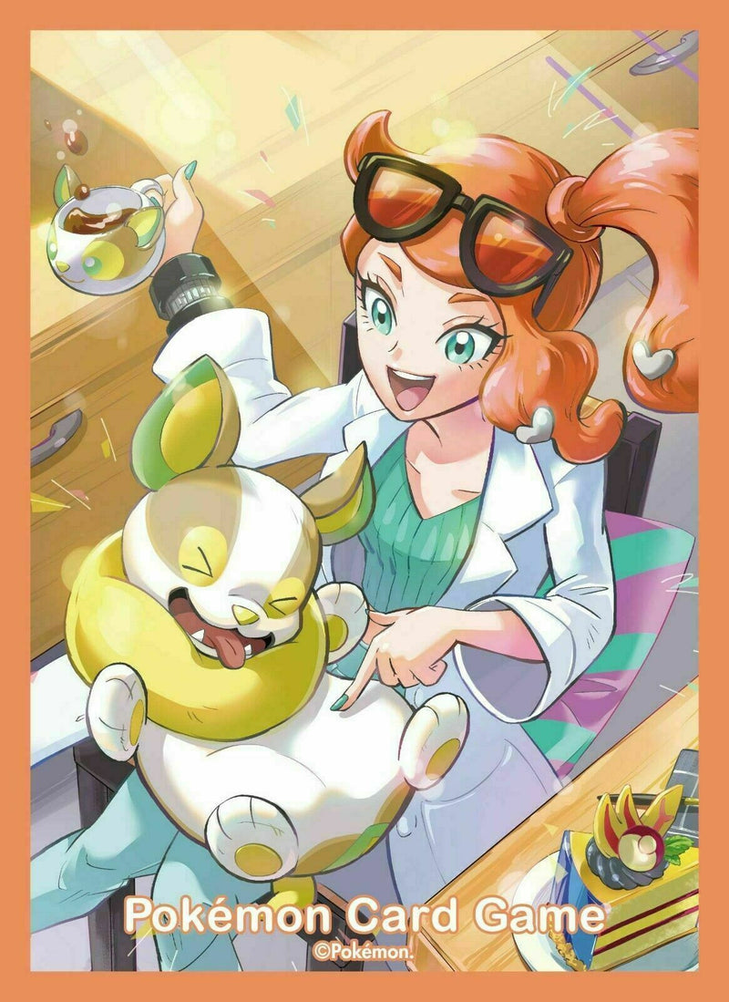sonia pokemon card Pokemon Card Game Sonia Set Rubber Play Mat Sleeve Card Box Deck Case — ToysOneJapan