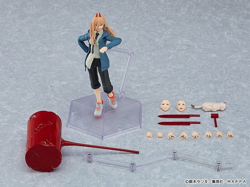 Max Factory Figma Chainsaw Man Power Action Figure Giappone Officiale ZA-492