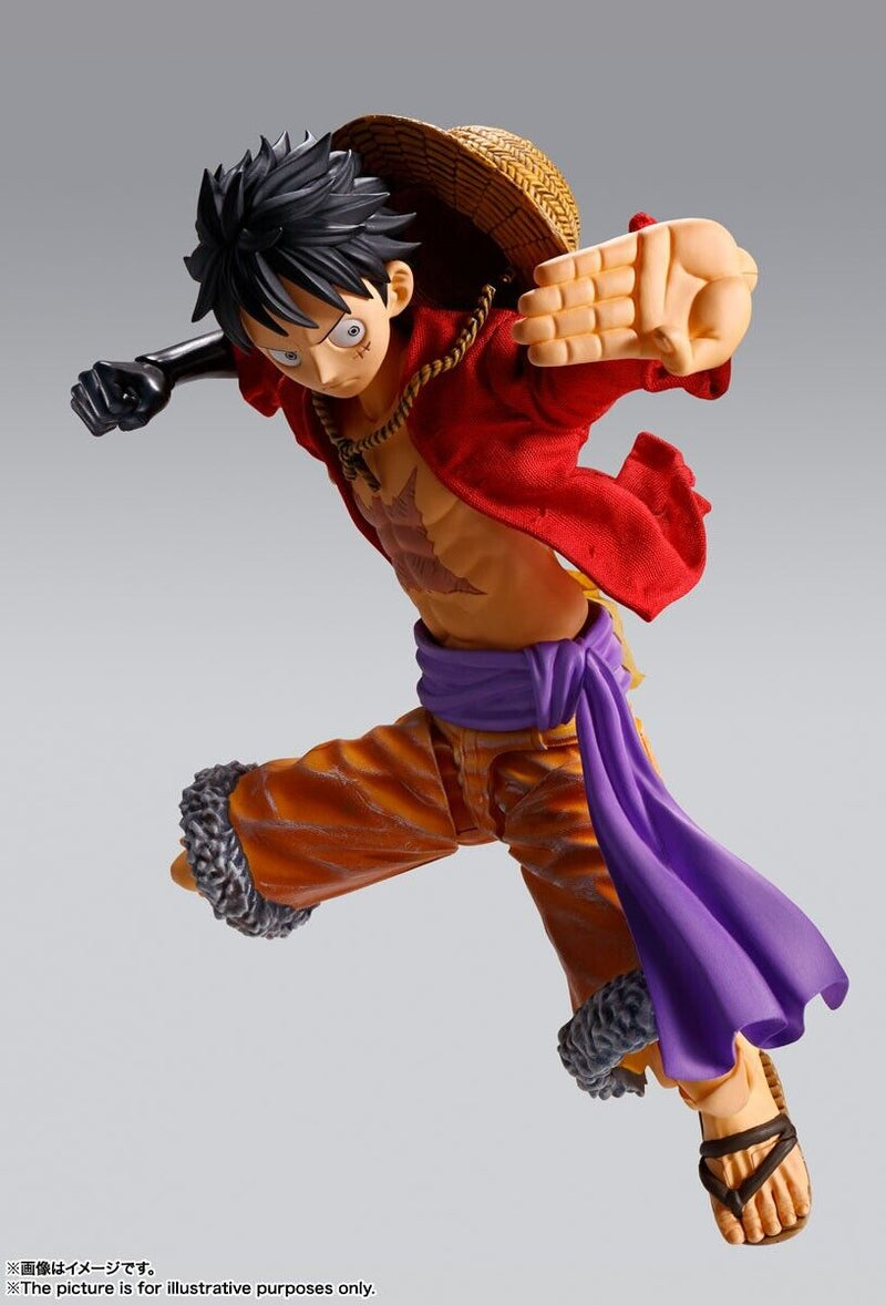 BANDAI IMAGINATION WORKS ONE PIECE Monkey D. Luffy Action Figure JAPAN OFFICIAL