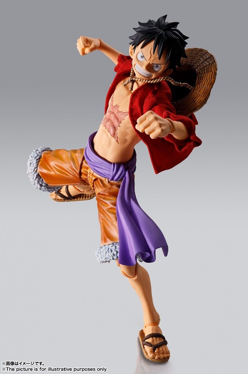 BANDAI IMAGINATION WORKS ONE PIECE Monkey D. Luffy Action Figure JAPAN OFFICIAL