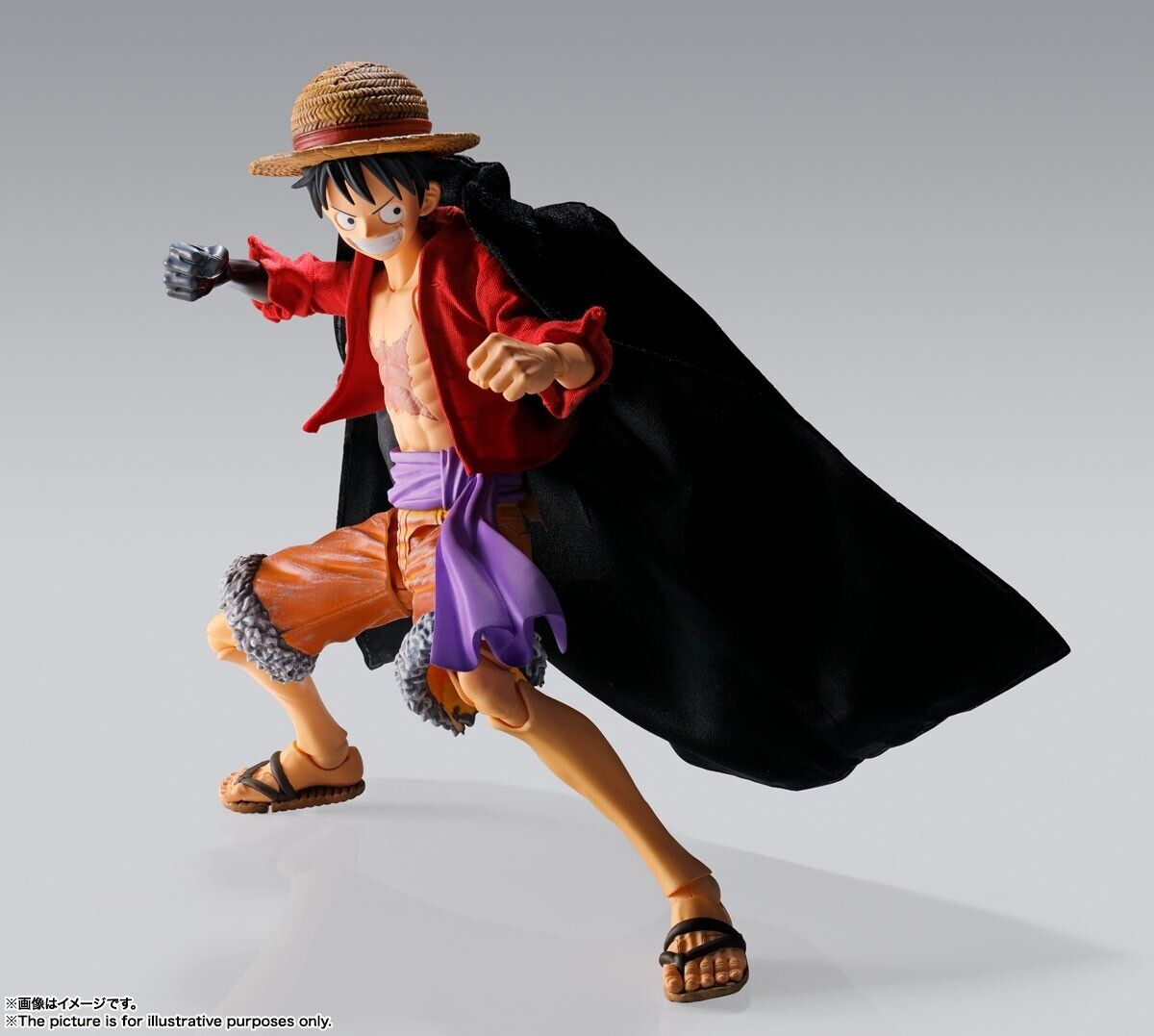 BANDAI IMAGINATION WORKS ONE PIECE Monkey D. Luffy Action Figure