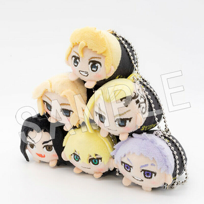 Tokyo Revengers Mamekororin Plush Doll Mascot BOX Complete 6 SET JAPAN ZA-187