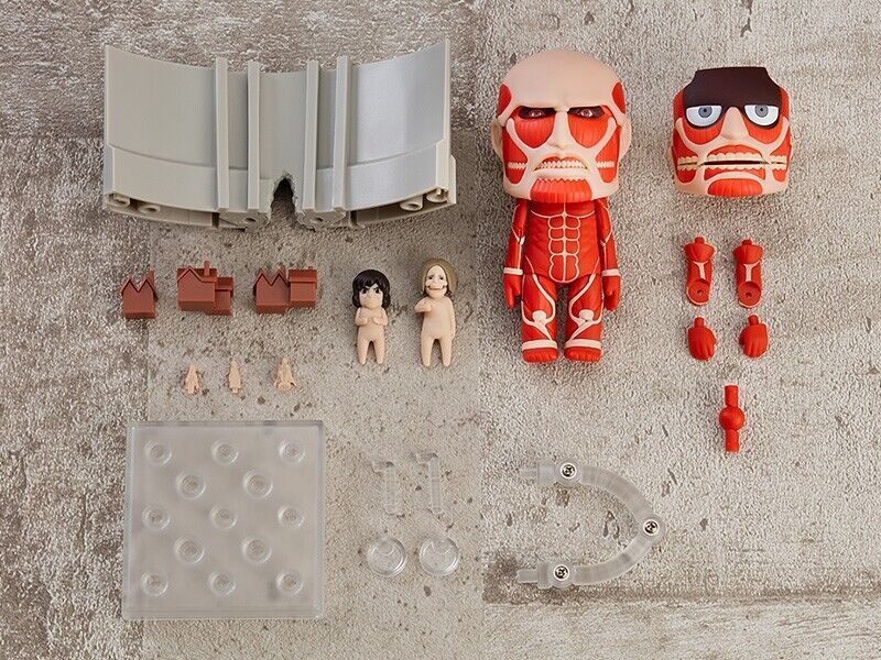 Nendoroid Attack on Titan Colossal Titan Renewal Set Action Figure JAPAN