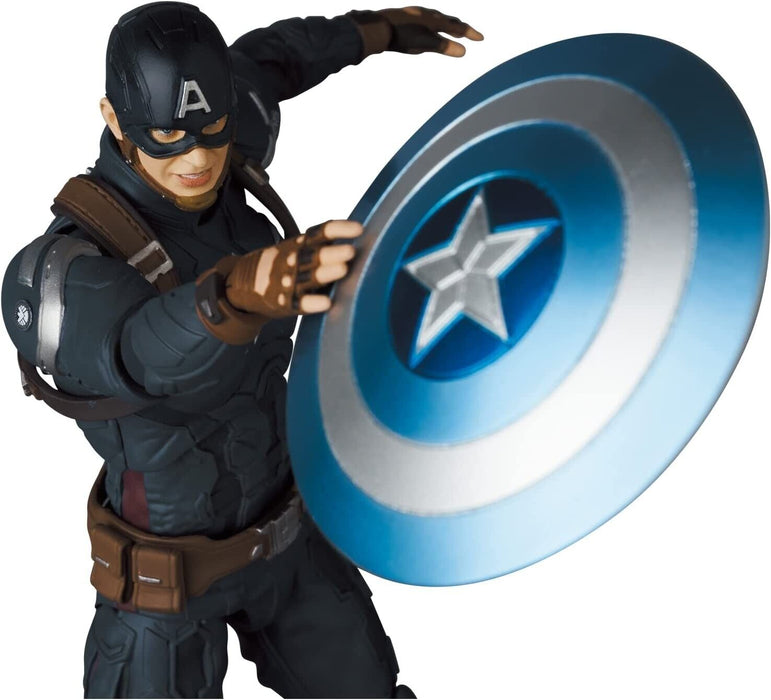 Medicom Toy Mafex No.202 Capitán América Traje de sigilo Ver. Figura de acción Japón