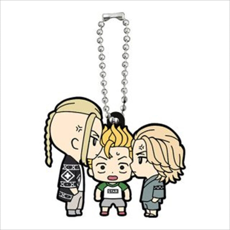 BANDAI Tokyo Revengers Capsule Rubber Mascot Vol.4 Full set 9 Capsule Toy ZA-333