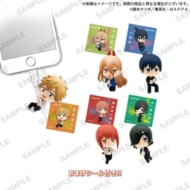 Bushiroad Chainsaw Man Mugyumini Cable Figure RICH 8 pcs BOX JAPAN OFFICIAL