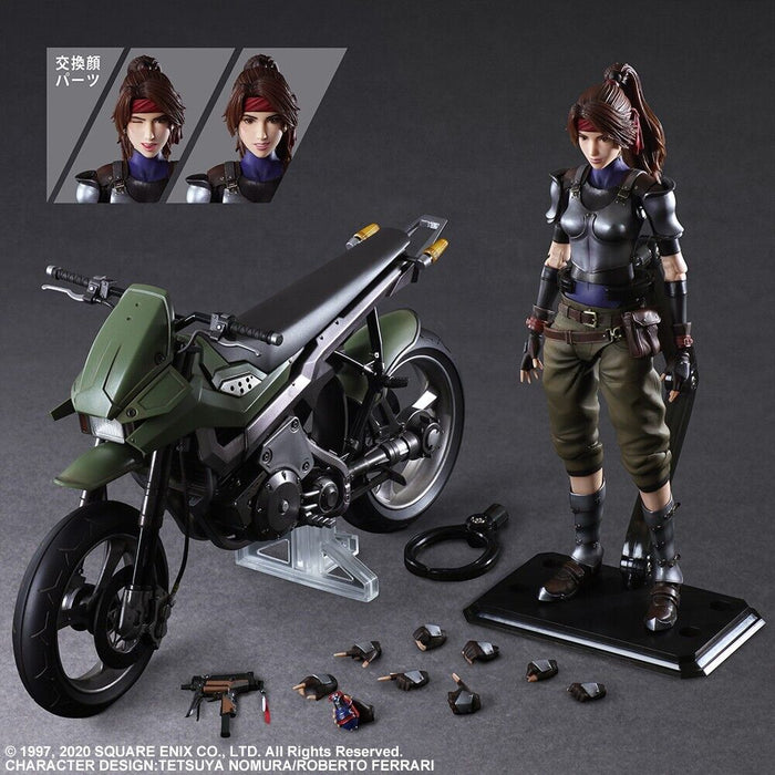 Square Enix Final Fantasy VII Remake PLAY ARTS Kai Jessie & Bike SET ZA-580