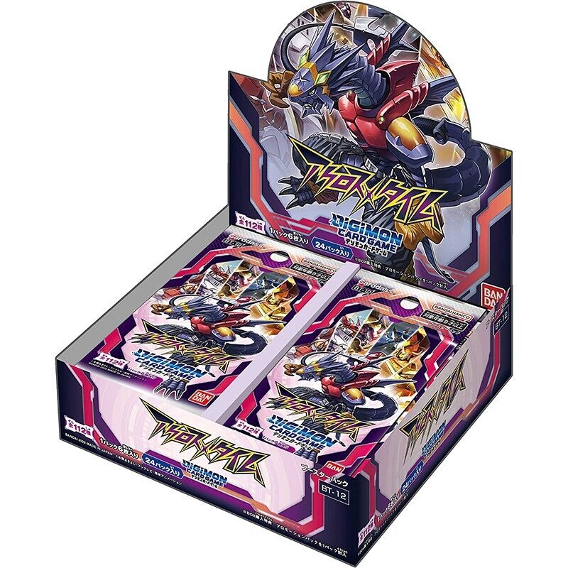 Digimon Card Game Across Time Booster Pack BT-12 BOX JAPAN OFFICIAL ZA — ToysOneJapan
