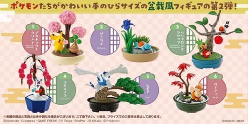 Pokemon Pocket Bonsai 2 Small 4 Seasons Story 6 Pack Set Box Figura Giappone ZA-311
